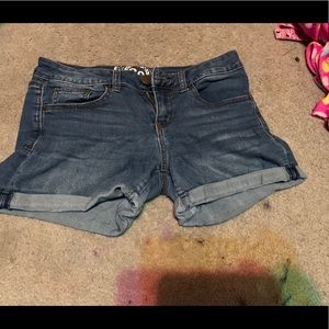 Denim shorts